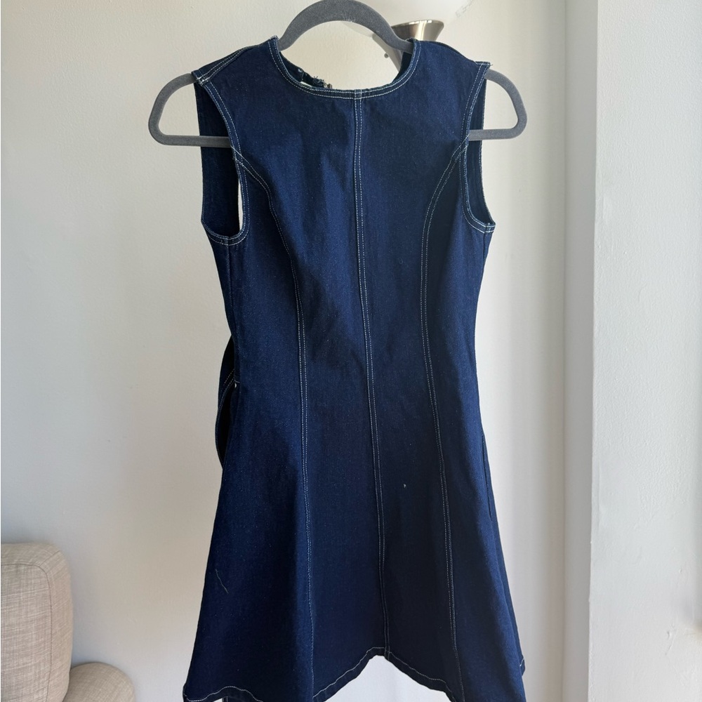 Sleeveless Denim Dress
